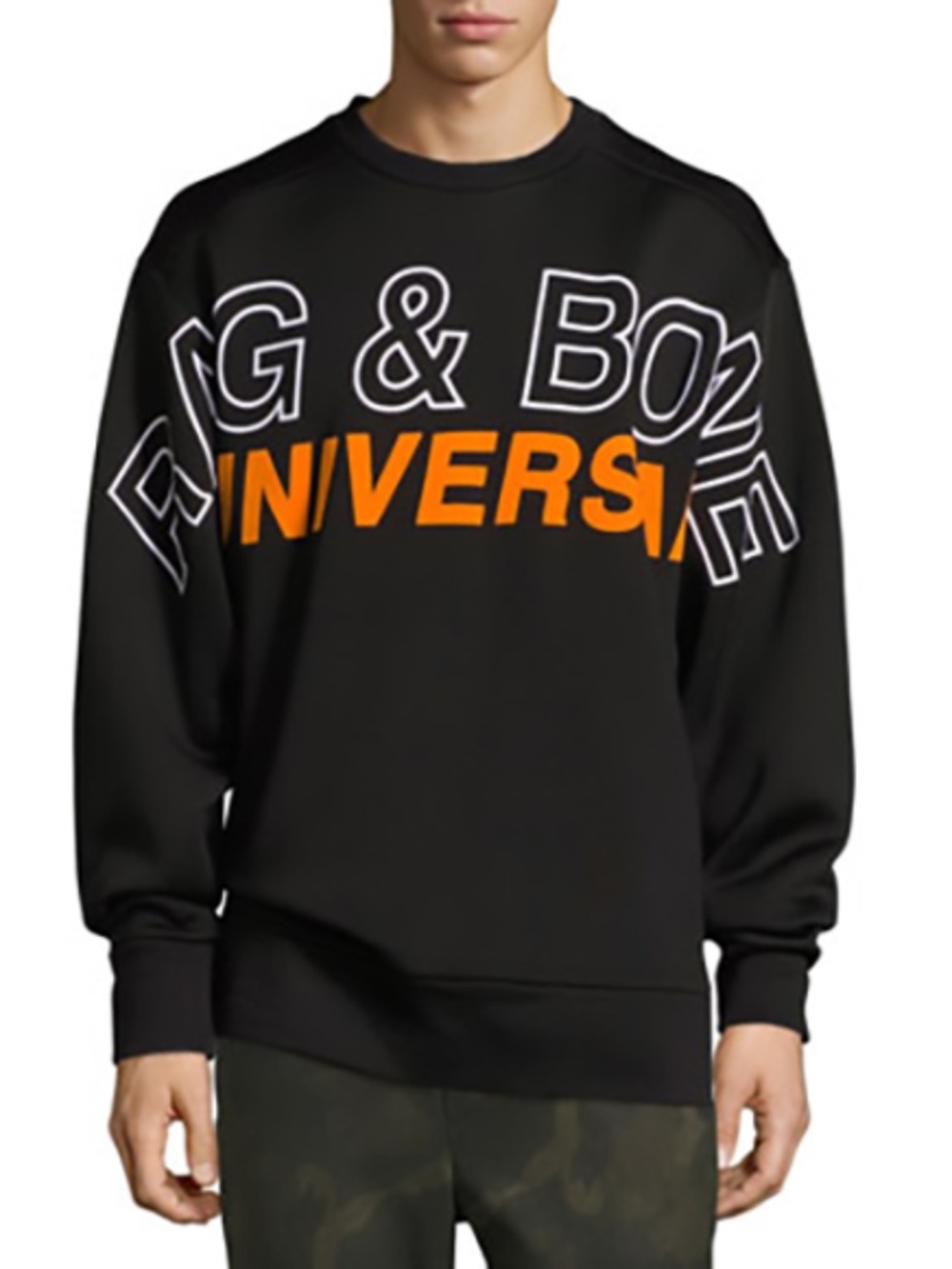 Rag & Bone Men's Jake Logo Sweatshirt Size XL